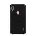 MOFI Shockproof TPU + PC + Cloth Pasted Case for Huawei Nova 3(Black) - 1