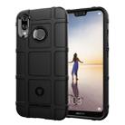 Full Coverage Shockproof TPU Case for Huawei P20 Lite / Nova 3e (Black) - 1