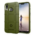 Full Coverage Shockproof TPU Case for Huawei P20 Lite / Nova 3e (Green) - 1