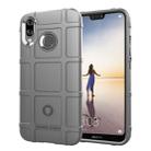 Full Coverage Shockproof TPU Case for Huawei P20 Lite / Nova 3e (Grey) - 1