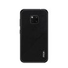 MOFI Shockproof TPU + PC + Cloth Pasted Case for Huawei Mate 20 Pro (Black) - 1
