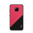 MOFI Shockproof TPU + PC + Cloth Pasted Case for Huawei Mate 20 Pro (Red) - 1