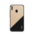 MOFI Shockproof TPU + PC + Cloth Pasted Case for Huawei Honor 8X Max(Gold) - 1