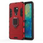 Panther PC + TPU Shockproof Protective Case for Huawei Mate 20, with Magnetic Ring Holder(Red) - 1