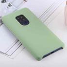 Solid Color Liquid Silicone Shockproof Case for Huawei Mate 20(Green) - 1