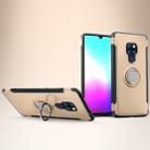 Magnetic 360 Degree Rotation Ring Holder Armor Protective Case for Huawei Mate 20(Gold) - 1