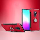Magnetic 360 Degree Rotation Ring Holder Armor Protective Case for Huawei Mate 20(Red) - 1