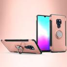 Magnetic 360 Degree Rotation Ring Holder Armor Protective Case for Huawei Mate 20(Rose Gold) - 1