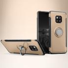 Magnetic 360 Degree Rotation Ring Holder Armor Protective Case for Huawei Mate 20 Pro(Gold) - 1