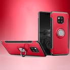 Magnetic 360 Degree Rotation Ring Holder Armor Protective Case for Huawei Mate 20 Pro(Red) - 1