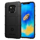 Shockproof Full Coverage Silicone Case for Huawei Mate 20 Pro Protector Cover (Black) - 1