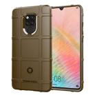 Shockproof Full Coverage Silicone Case for Huawei Mate 20X Protector Cover (Brown) - 1