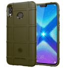 Shockproof Protector Cover Full Coverage Silicone Case for Huawei Honor 8X (Army Green) - 1
