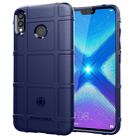 Shockproof Protector Cover Full Coverage Silicone Case for Huawei Honor 8X (Dark Blue) - 1