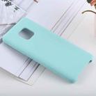 Solid Color Liquid Silicone Shockproof Case for Huawei Mate 20 Pro(Blue) - 1