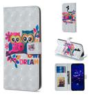 Lovers Owl Pattern Horizontal Flip Leather Case for Huawei Mate 20 Lite, with Holder & Card Slots & Photo Frame & Wallet - 1