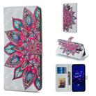Half Flower Pattern Horizontal Flip Leather Case for Huawei Mate 20 Lite, with Holder & Card Slots & Photo Frame & Wallet - 1