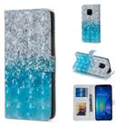 Sea and Sand Pattern Horizontal Flip Leather Case for Huawei Mate 20 Pro, with Holder & Card Slots & Photo Frame & Wallet - 1