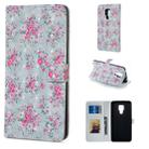 Rose Pattern Horizontal Flip Leather Case for Huawei Mate 20 X, with Holder & Card Slots & Photo Frame & Wallet - 1