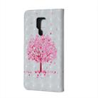 Pink Tree Pattern Horizontal Flip Leather Case for Huawei Mate 20 X, with Holder & Card Slots & Photo Frame & Wallet - 3