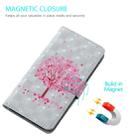 Pink Tree Pattern Horizontal Flip Leather Case for Huawei Mate 20 X, with Holder & Card Slots & Photo Frame & Wallet - 6