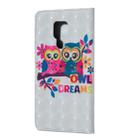 Lovers Owl Pattern Horizontal Flip Leather Case for Huawei Mate 20 X, with Holder & Card Slots & Photo Frame & Wallet - 3