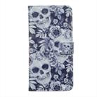 Skull and Flower Pattern Horizontal Flip Leather Case for Huawei Mate 20 X, with Holder & Card Slots & Photo Frame & Wallet - 2