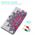 Half Flower Pattern Horizontal Flip Leather Case for Huawei Mate 20 X, with Holder & Card Slots & Photo Frame & Wallet - 6