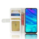 R64 Texture Single Fold Horizontal Flip Leather Case for Huawei P30 Lite, with Holder & Wallet & Card Slots & Photo Frame (White) - 6