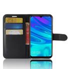 Litchi Texture Horizontal Flip Leather Case for Huawei P30 Lite, with Wallet & Holder & Card Slots (Black) - 6