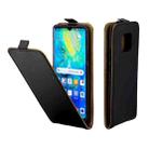 Business Style Vertical Flip TPU Leather Case for Huawei Mate 20 Pro, with Card Slot (Black) - 1
