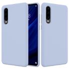 Solid Color Liquid Silicone Shockproof Full Coverage Case for Huawei P30 (Baby Blue) - 1