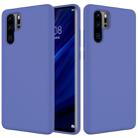 Solid Color Liquid Silicone Shockproof Full Coverage Case for Huawei P30 Pro (Purple) - 1