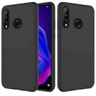 Solid Color Liquid Silicone Shockproof Full Coverage Case for Huawei P30 Lite(Black) - 1