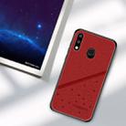 PINWUYO Full Coverage Waterproof Shockproof PC+TPU+PU Case for Huawei P30 Lite (Red) - 1
