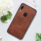 PINWUYO Shockproof Waterproof Full Coverage PC + TPU + Skin Protective Case for Huawei Y7 Prime (2019) (Brown) - 1