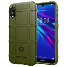 Shockproof Rugged Shield Full Coverage Protective Silicone Case for Huawei Enjoy 9e (Army Green) - 1
