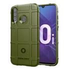 Shockproof Rugged Shield Full Coverage Protective Silicone Case for Huawei Honor 10i (Army Green) - 1