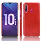 Shockproof Litchi Texture PC + PU Case for Huawei Honor 10i / 20i (Red) - 1