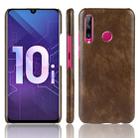 Shockproof Litchi Texture PC + PU Case for Huawei Honor 10i / 20i (Brown) - 1