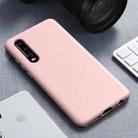 Starry Series Shockproof  Straw Material + TPU Protective Case for Huawei P30(Pink) - 1