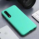 Starry Series Shockproof  Straw Material + TPU Protective Case for Huawei P30(Green) - 1