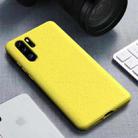 Starry Series Shockproof  Straw Material + TPU Protective Case for Huawei P30 Pro (Yellow) - 1