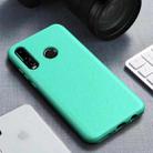 Starry Series Shockproof  Straw Material + TPU Protective Case for Huawei P30 Lite (Green) - 1