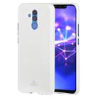 GOOSPERY PEARL JELLY TPU Anti-fall and Scratch Case for Huawei Mate 20 Lite (White) - 1