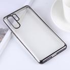 Ultra-thin Electroplating Soft TPU Protective Back Cover Case for Huawei P30 Pro (Black) - 1