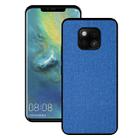 Shockproof Cloth Texture PC+ TPU Protective Case for Huawei Mate 20 Pro (Dark Blue) - 1