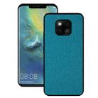 Shockproof Cloth Texture PC+ TPU Protective Case for Huawei Mate 20 Pro (Blue) - 1