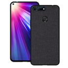 Shockproof Cloth Texture PC+ TPU Protective Case for Huawei Honor View 20 (Black) - 1