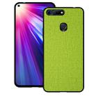 Shockproof Cloth Texture PC+ TPU Protective Case for Huawei Honor View 20 (Green) - 1